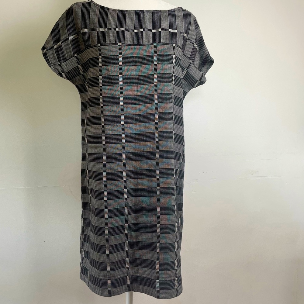 Lou & Grey Alameda Cotton Knit Boat Neck Dress Women’s Size Medium